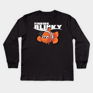 Finding Blinky. Kids Long Sleeve T-Shirt